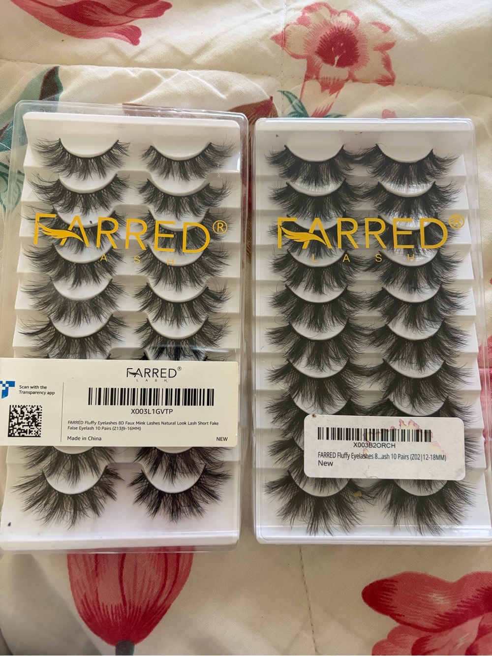 Black Fluffy False Eyelash Multipack